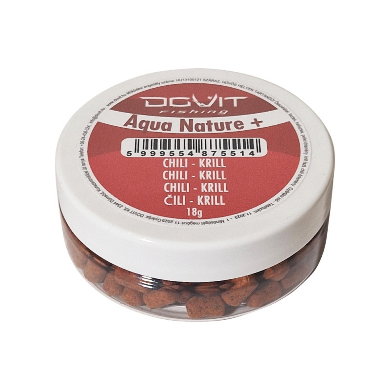 Dovit Aqua Nature+ Wafters 8mm - Chili - krill 8mm