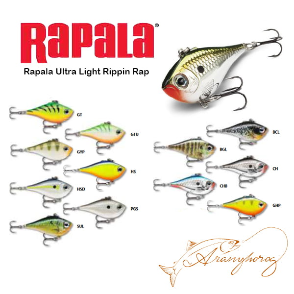 Rapala Ultra Light Rippin Rap ULRPR04 GT
