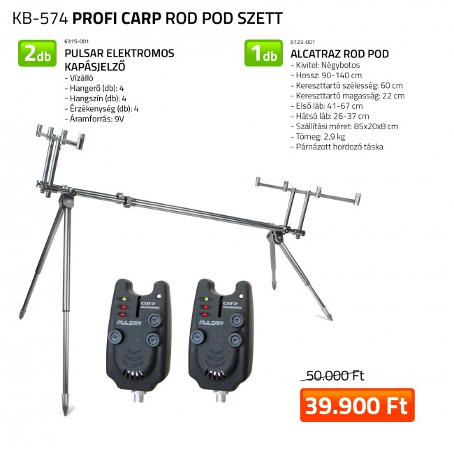 Profi Carp Rod Pod szett 