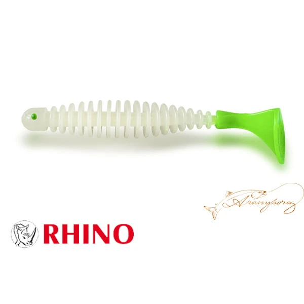 9g 12cm fehér-zöld Rhino Salty Paddler Craw