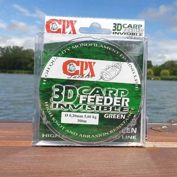 CPX 3D CARP FEEDER INVISIBLE - Green zsinór