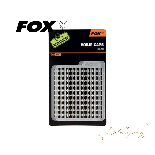 Fox Edges Boilie Caps Clear -átlátszó stopper