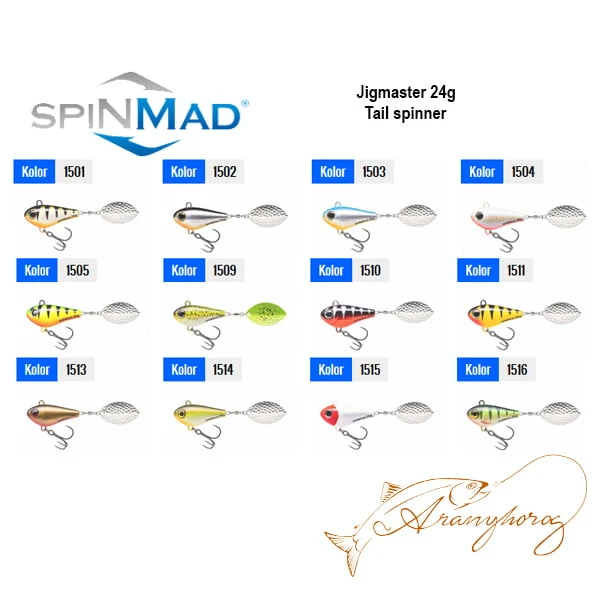 SpinMad Jigmaster 24g Tail spinner