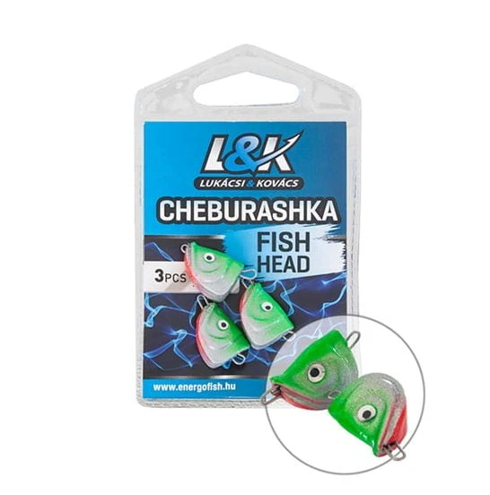 L&K CHEBURASHKA FISH HEAD 3db/cs