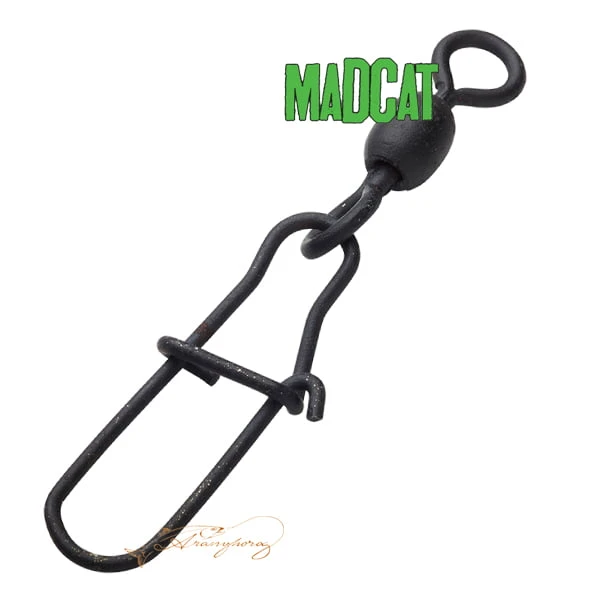 Madcat STAINLESS CRANE SWIVELS WITH SNAP -forgókapocs