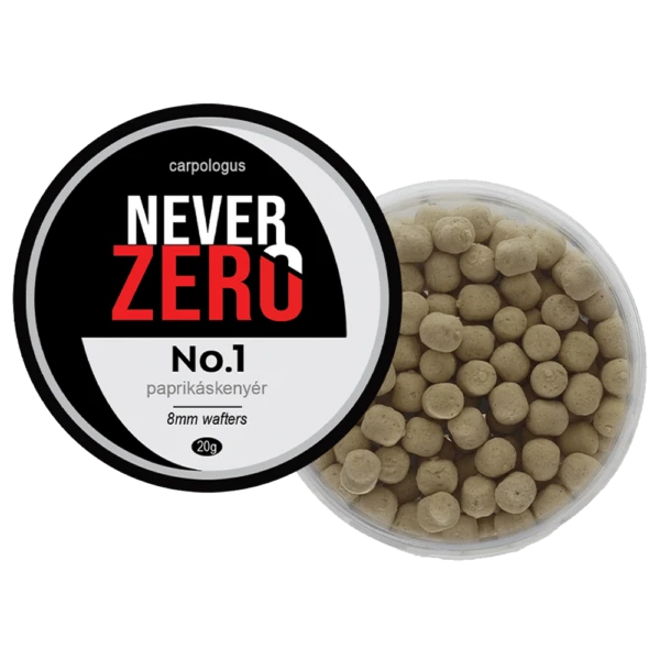 Never Zero Wafters 8mm No.1 -paprikás kenyér 20gramm
