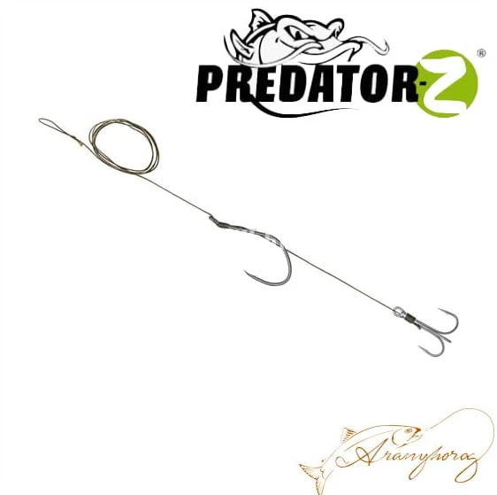 Predator-Z Fonott harcsázó előke #6/0 #3/0 130 cm