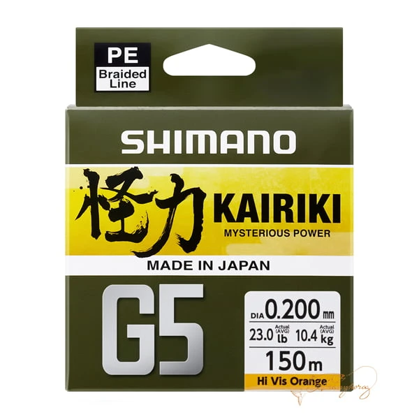Shimanó Kairiki 5 szálas 150m fonott zsinór -szürke