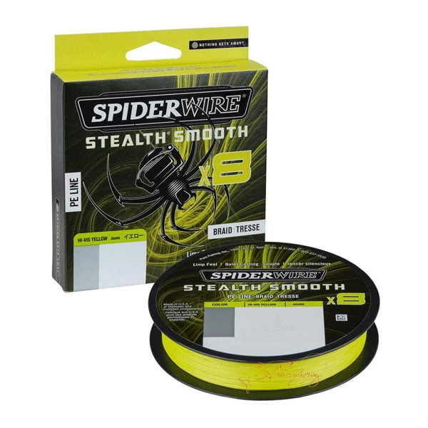 SpiderWire Stealth® Smooth8 x8 PE Braid -Sárga