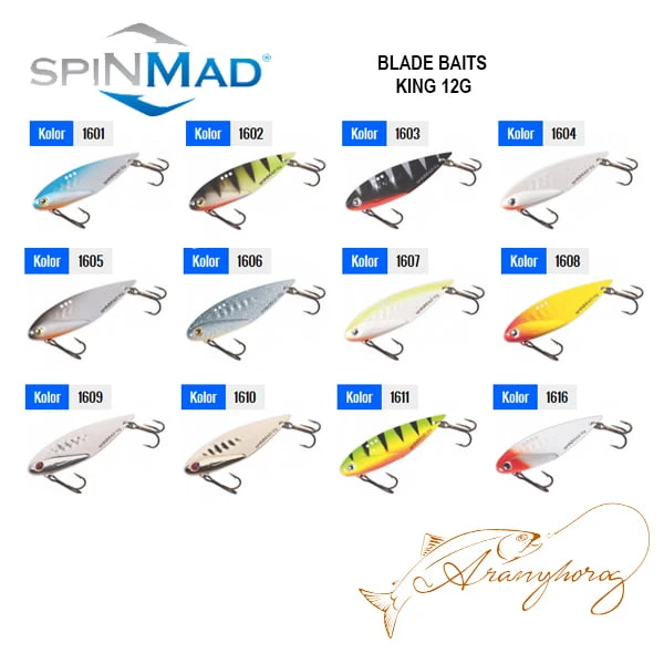 SpinMad BLADE BAITS - KING 12G