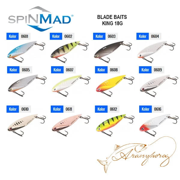 SpinMad BLADE BAITS - KING 18G