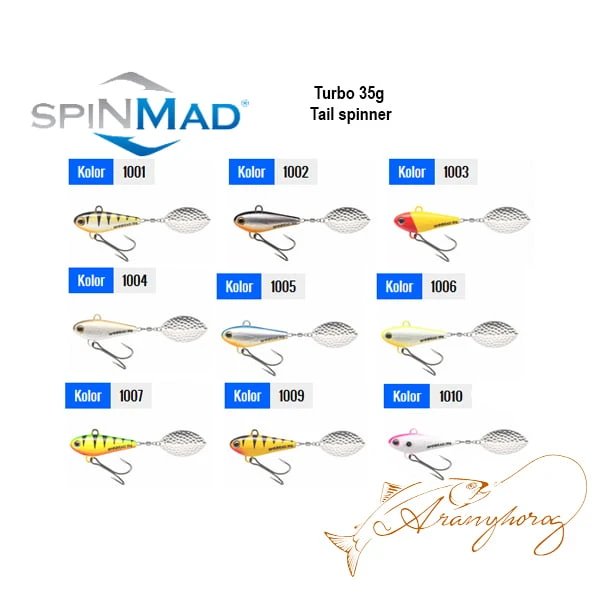 SpinMad Turbo 35g Tail spinner