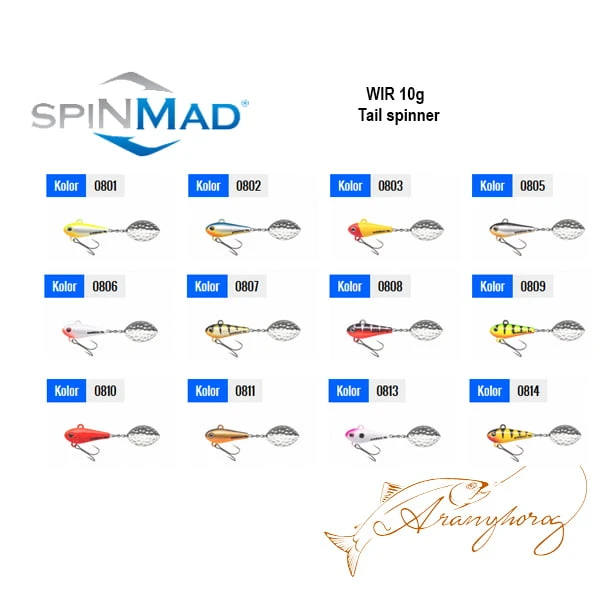 SpinMad WIR 10g Tail spinner
