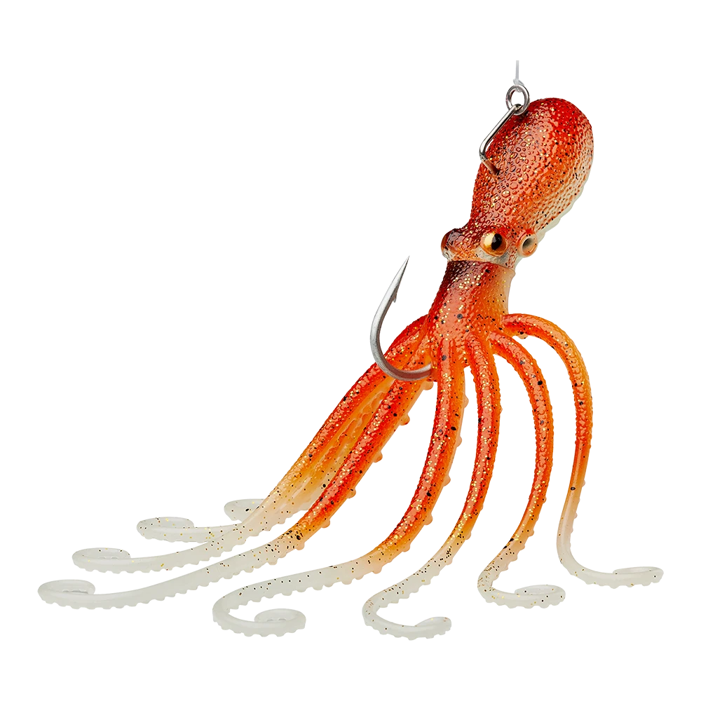3D Octopus plasztik polipbébi csali
